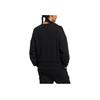Adidas Large Logo Print Pullover Crew Neck Sweatshirt Women Tops Black HM9378