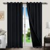 Simple Plain Curtain Cloth, Living Room Bedroom Balcony High Blackout Curtain Finished Product, Can Be