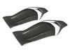 Dry Carbon Fiber Seat Backrest Sticker for Mercedes-Benz C63, GT CLA, GLA, A45, E63 AMG