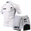 MMA Boxing Shorts Set Men Women - Stretchable Athletic Training Gear Muay Thai Kickboxing Wrestling Fitness