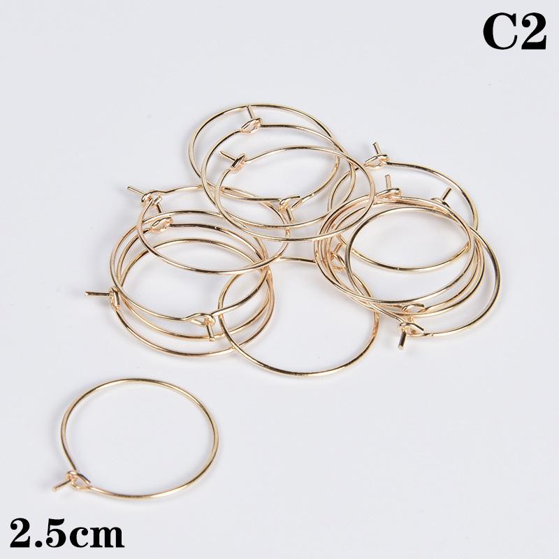 100 stücke Wein Glas Charme Ringe Draht Hoops Trinken Marker Wein Glas Charme Geschenke DIY Party Trinken Kennzeichnung