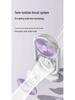 Dual-Head USB Rechargeable Night Light Fan for Air Circulation – Ideal for Outdoor, Dorm, or Office with Long Battery Life
