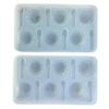 Flexible Silicone Mold for DIY Crafts Easy To Clean Epoxy Resin Molds Ice Cream Ball Shaped Jewelry Decoration Mould