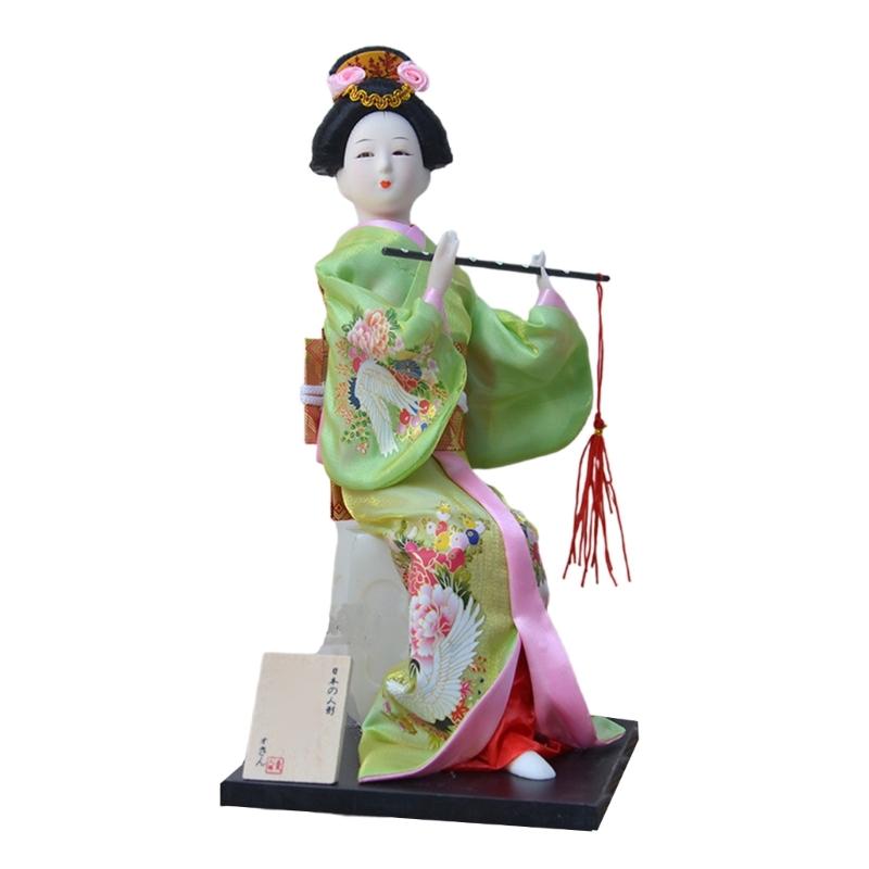 12Inch Handmade Kimono Dolls Ornamentation Ideal For Japanese Cuisines Restaurants And Home Room Authentics Decors