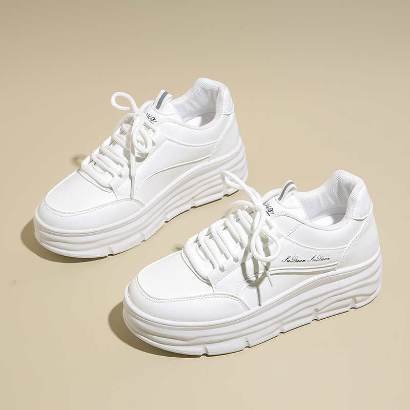 Fashion Key Height Thin Heel Women's Youth Sneakers Walking Lofers Women Shoes Women Luxury Designer Sport On Sale Low Cost