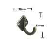 6 Hat Coat Clothes Key Hooks Single Wall Door Hanger Types