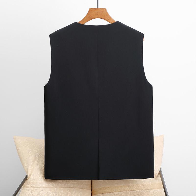 Fashionable and Versatile Women's Suit Vest Spring and Autumn Sleeveless Jacket for Women