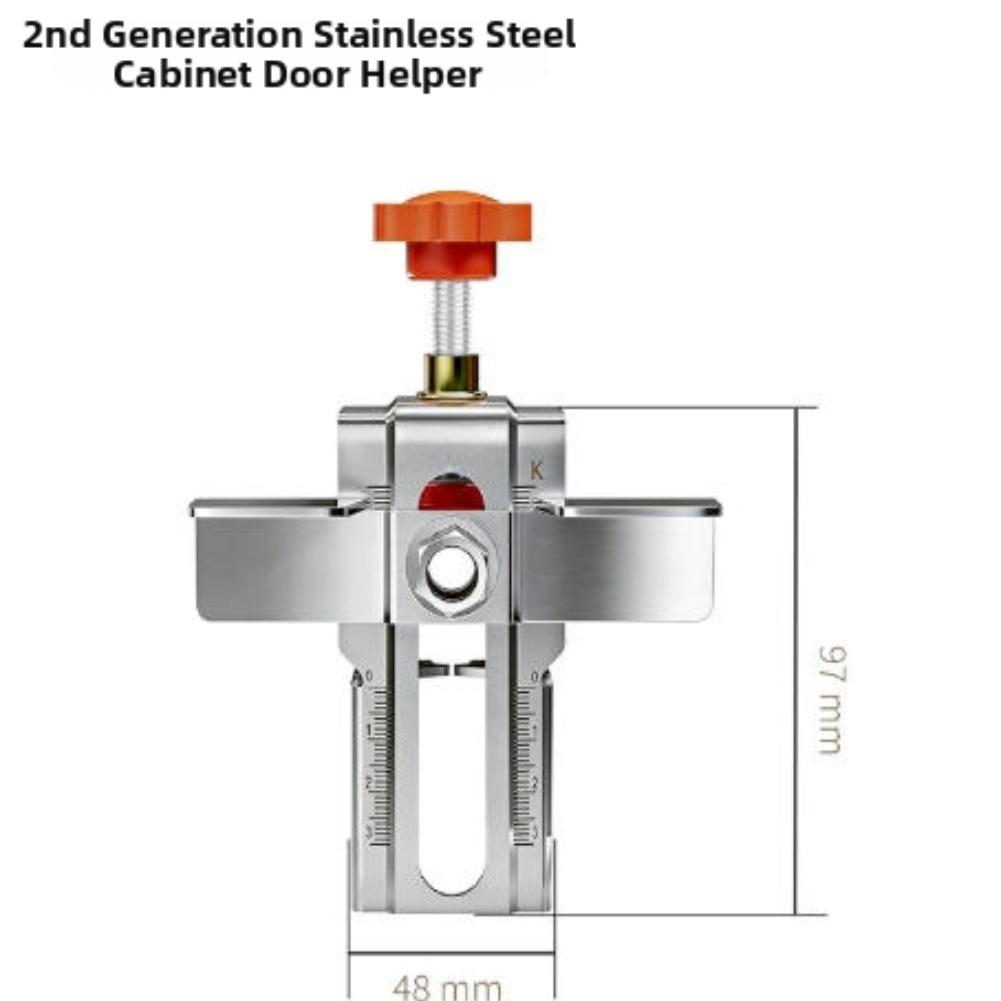 Stainless Steel Door Alignment Jig Kitchen Cabinet Installation No-nail Installation Supports Low-height Doors