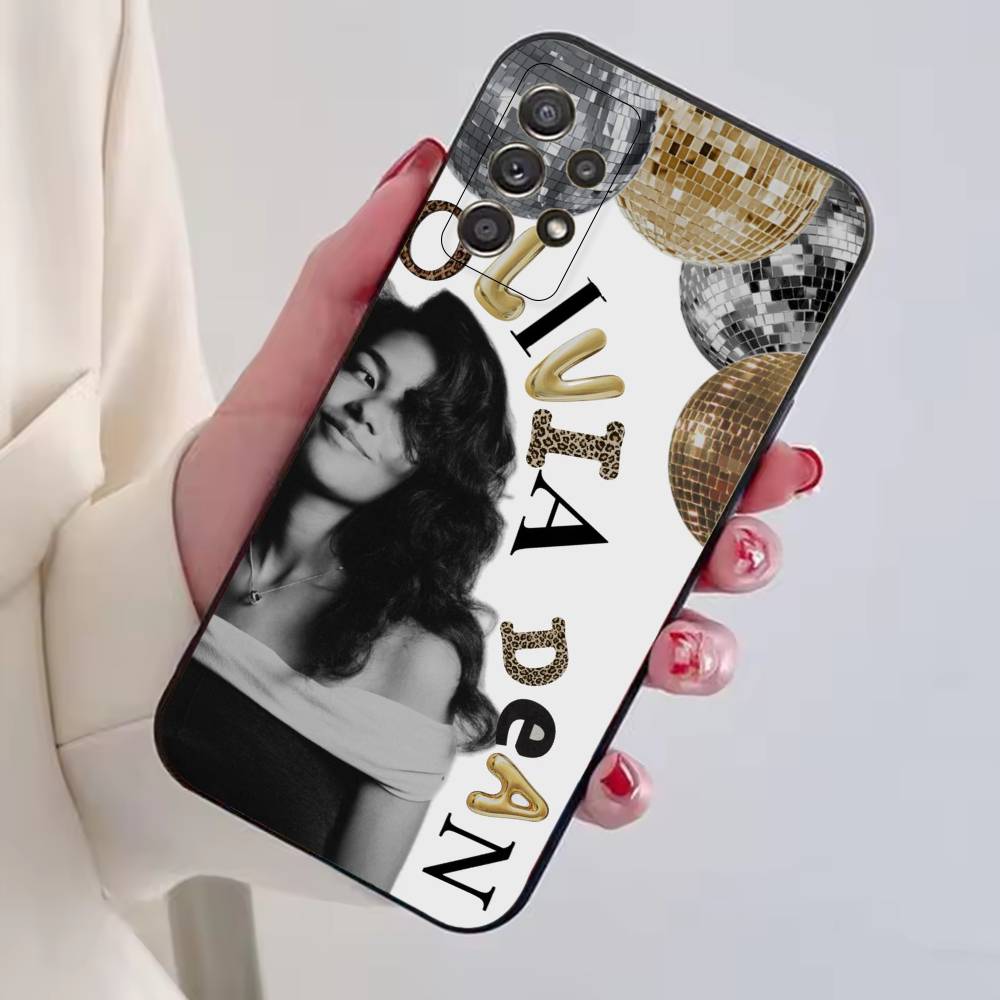 British singer O-Olivia Dean Phone Case Black Silicone Soft For Samsung S25,S24,S21,S22,S23,S30,Ultra,S20,Plus,Fe,Lite