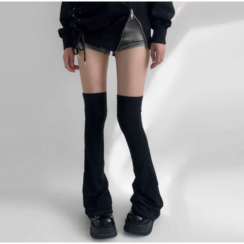 Y2K Japanische Oberschenkelhohe Strümpfe Über das Knie Dehnbare Leggings mit Schlankmachenden Bündchen Femboy Cosplay Accessoires für Kawaii Stil