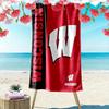 Wisconsin Badgers Druck Strandtuch, Großes Weiches Schnelltrocknendes Handtuch für Strand Camping Schwimmen