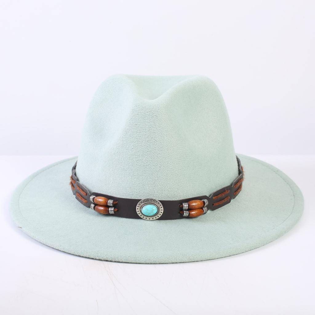 Popular European and American Classic Simple Flat-brimmed Top Hat Men's and Women's Fashionable and Elegant Versatile Jazz Hat Top Hat