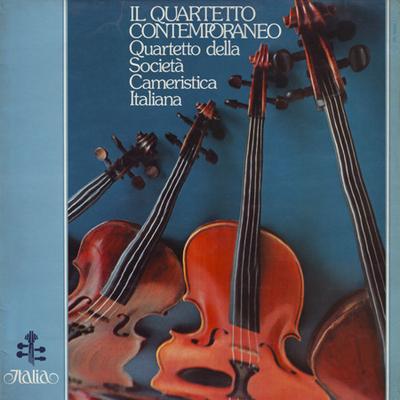 LP Record QUARTETTO DELLA SOCIETÀ CAMERISTICA - Il Quartetto Contemporaneo ITL70024 Italia 1978 Italy Classical Used