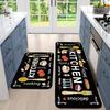 1pcs Set Of Kitchenware, Egg Beater, Knife And Fork Kitchen MATS, Easy To Clean, Suitable for Bedroom, Living Room, Dining Room Carpets, Kitchen