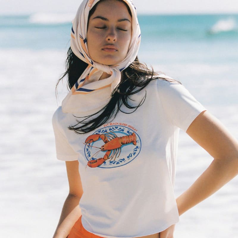 

SURFEA LEMON SCARF_CREAM F