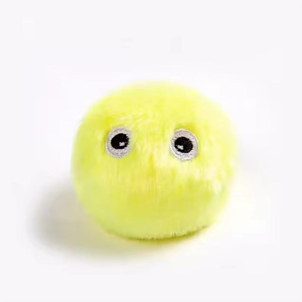 Minge interactivă Jucării inteligente pentru pisici de pluș Jucărie electrică de antrenament cu catnip pentru pisoi Produs pentru animale de companie care sună la atingere Minge de jucărie scârțâit