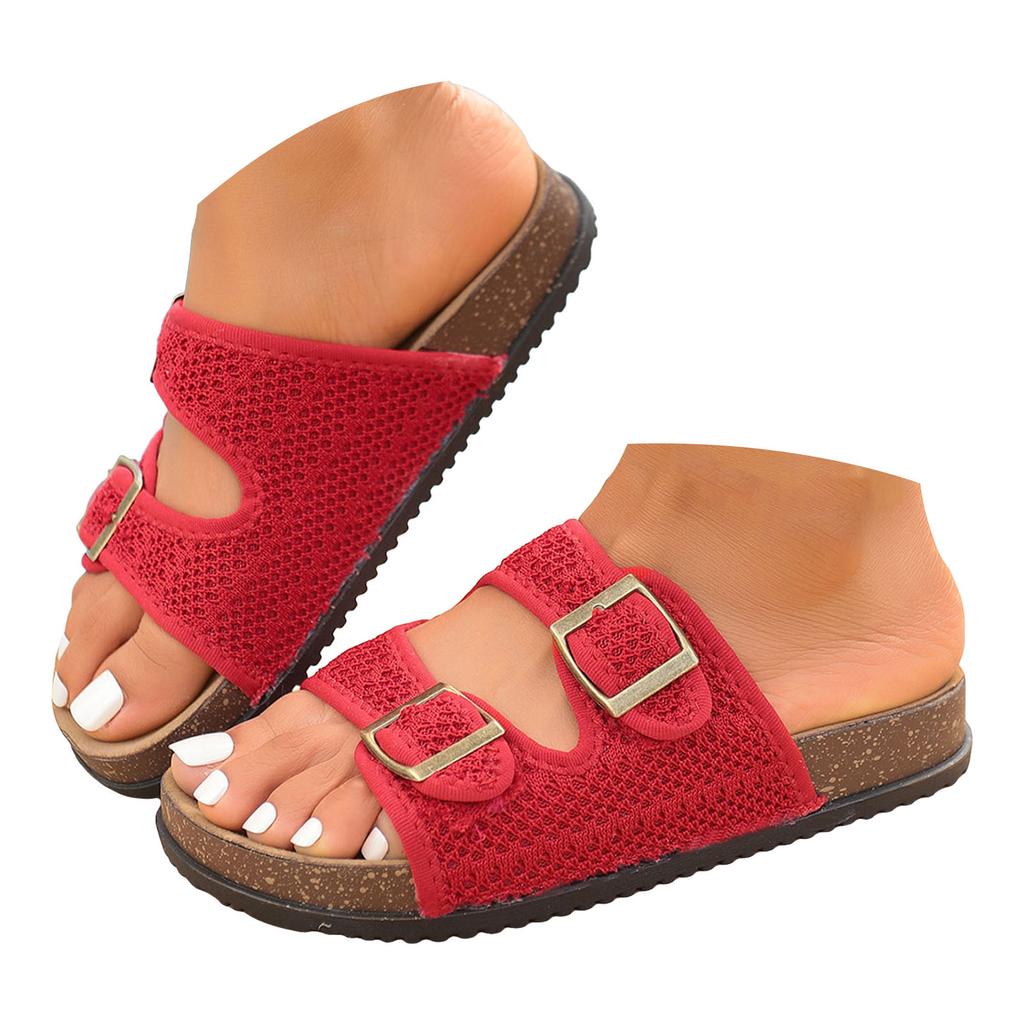Women'S Flat Strappy Sandals With Stylish And Casual Slip Shoes For Women Sandals Fashion Fashion Sandals For Women Slides