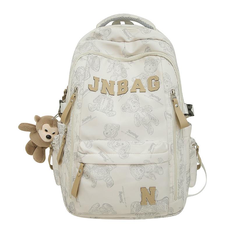 Schoolbag Children Elementary School Students Girls Junior High School Students High School Students Boy Letters Backpack