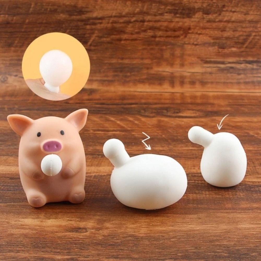 Squeeze Fidgets Toy Insert Ball Pinching Soft Rubber Bubble Toy DIY Accessories for Autisms Kids