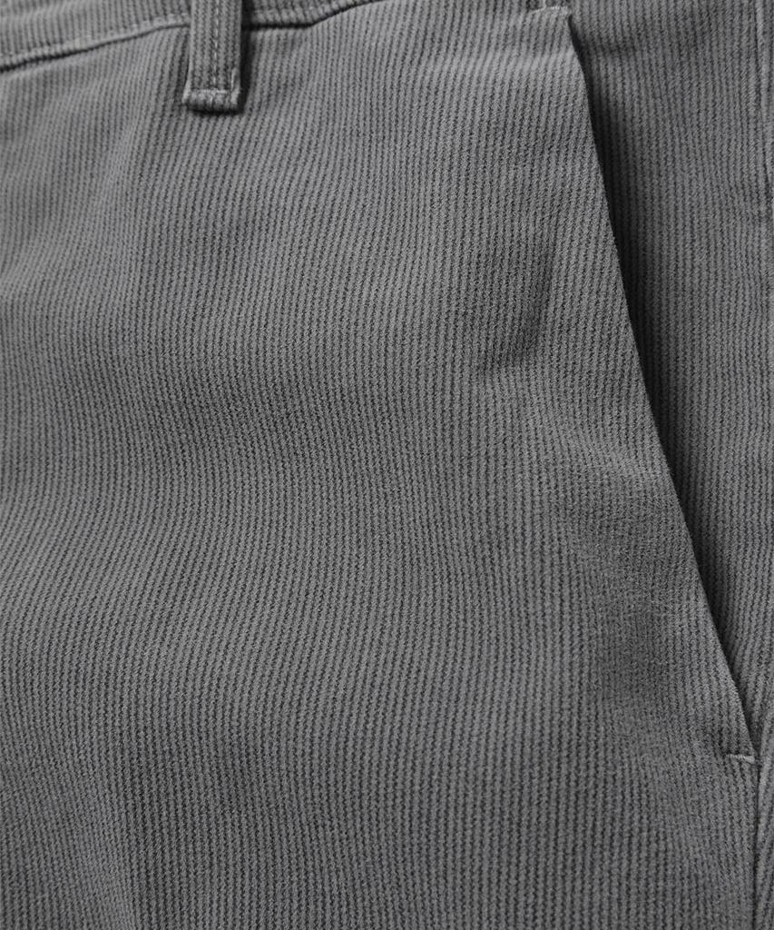 PANICALE Capri Fit Striped Textured Cotton Pants [Grey]