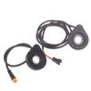 Elektrisk sykkel 12 magnetisk dobbel hallsensor pedalassistansesensor for elsykkel liten/vanntett plugg