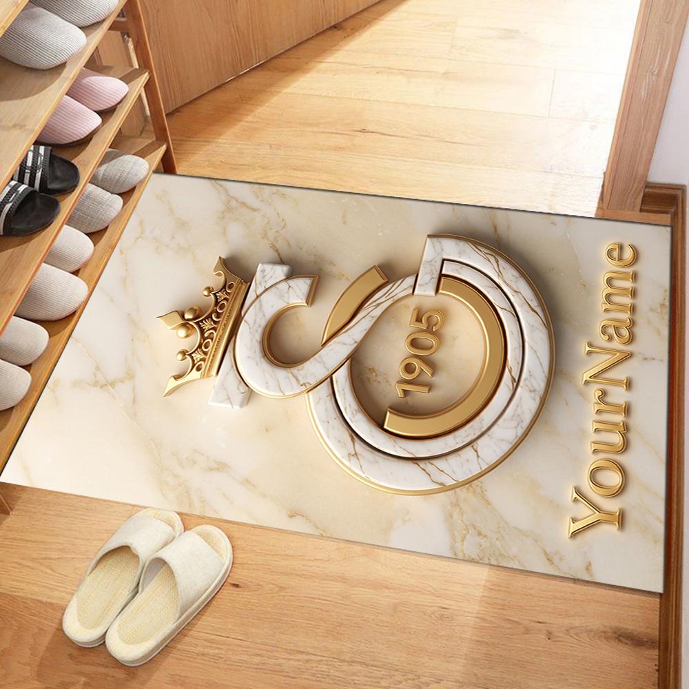 Galatasaray Personalized Text Floor Mat Suitable For Game Room Hallway Bedrooms Foyer Antislip Rug Anime Office Decor Wedding Party Gift