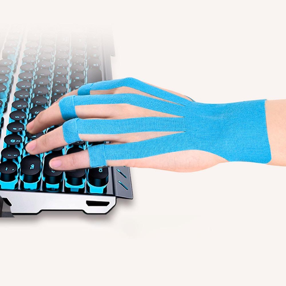 10pcs Black Skin Blue Esports Muscle Patch Cotton Material Muscle Energy Patch  Sports Protection