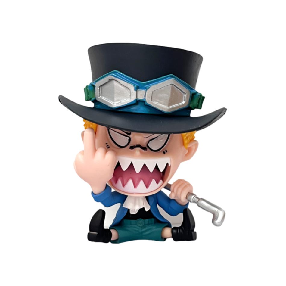 Chibi Big-Headed Luffy One Piece Gk Sitting Pose Zoro Chopper Enel Empress Action Figures Anime Toys Decorations Gifts In Stock
