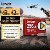 Lexar 128GB PLAY Micro SD Card 205MB/s High Speed TF Card 256GB 512GB MicroSDXC A2 V30 Memory Card for Nintendo Switch Gaming Tablet