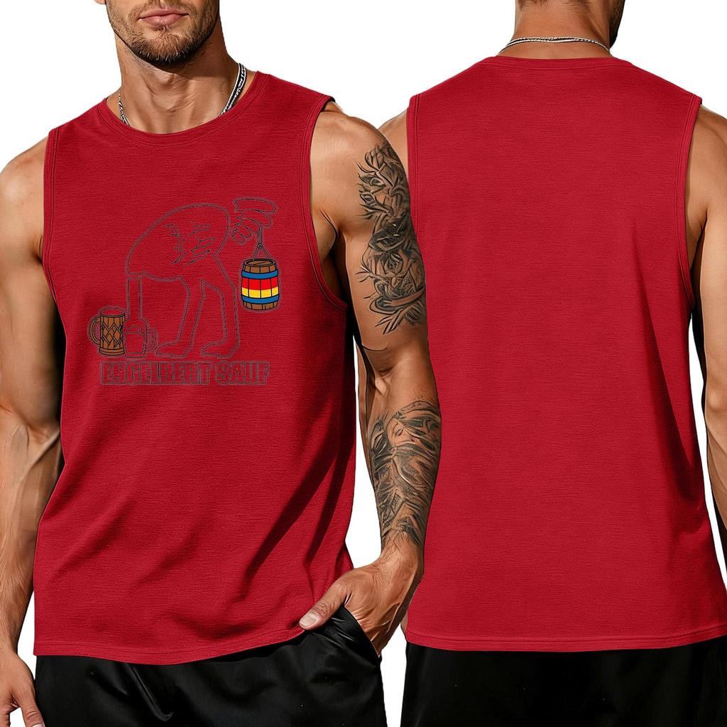 Men Sleeveless Tank Top Summer Casual Loose Fit Lightweight Muscle Shirt Beachwear Outdoor Sportswear