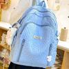 Schoolbag Female Korean Version of High School Students Junior High School Students Cute Girl Backpack College Students Large Capacity Simple