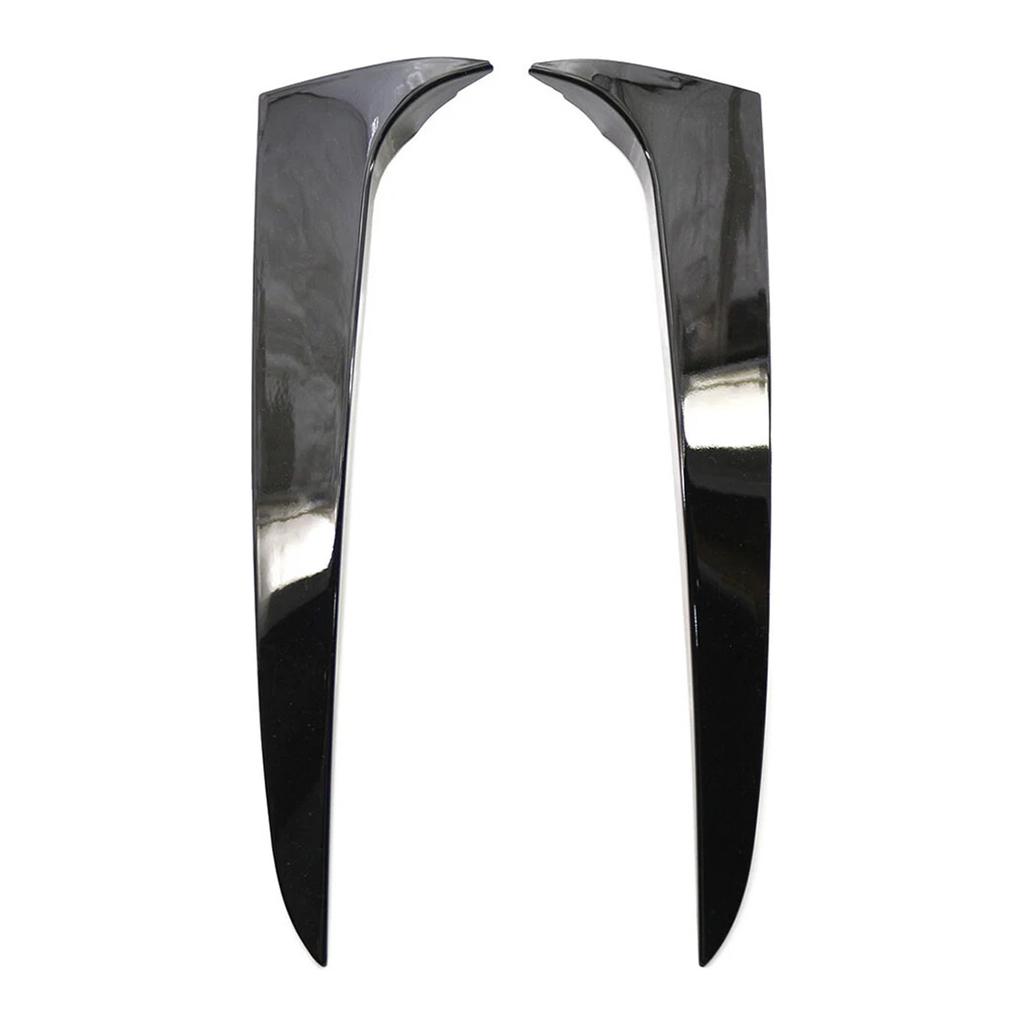 Gloss Black Pair Rear Window Side Wing Spoiler For BMW X3 F25 2011-2017