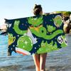 Funnyt D-Duolingo Microfiber Printed Beach Towel Mountain Climbing Yoga Beach Swimming Running Absorbent Soft Towel
