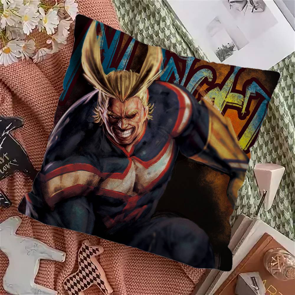 My Hero Academia All Might Personalized Pillow Cover Kids Bedroom Wild Party Decor Pillowcase Kid Birthday Shower Gift