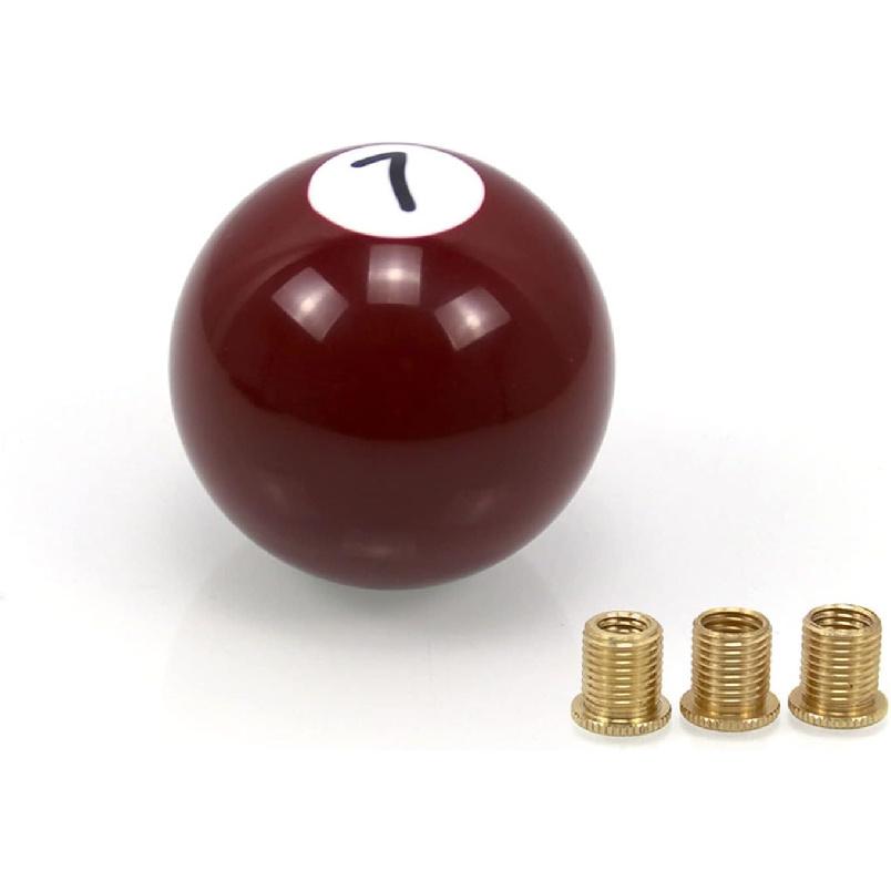 RYANSTAR Shifter 7 Ball Billiard Pool  Shift Knob Universal Stick Shifter Knobs for Car SUV Bus Truck