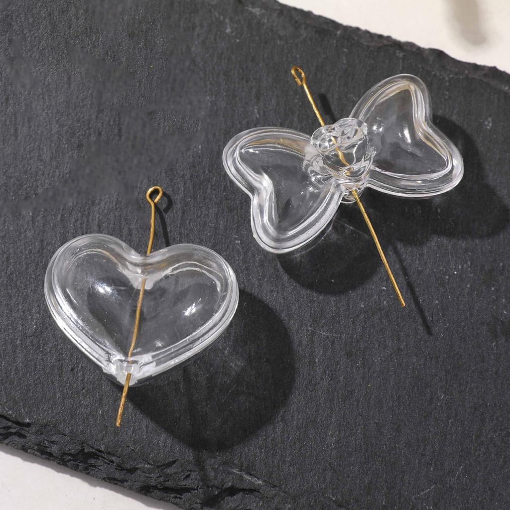 Clear Acrylic Pet Hair Memorial Box Cats Furs Holder Display Case for DIY Keepsakes Decors and Pet Loss Remembrances