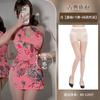 Sex Underwear Split-ended Sleeveless Printed Cheongsam Slim and Thin Sexy Uniform People Cheongsam Sex Clothes