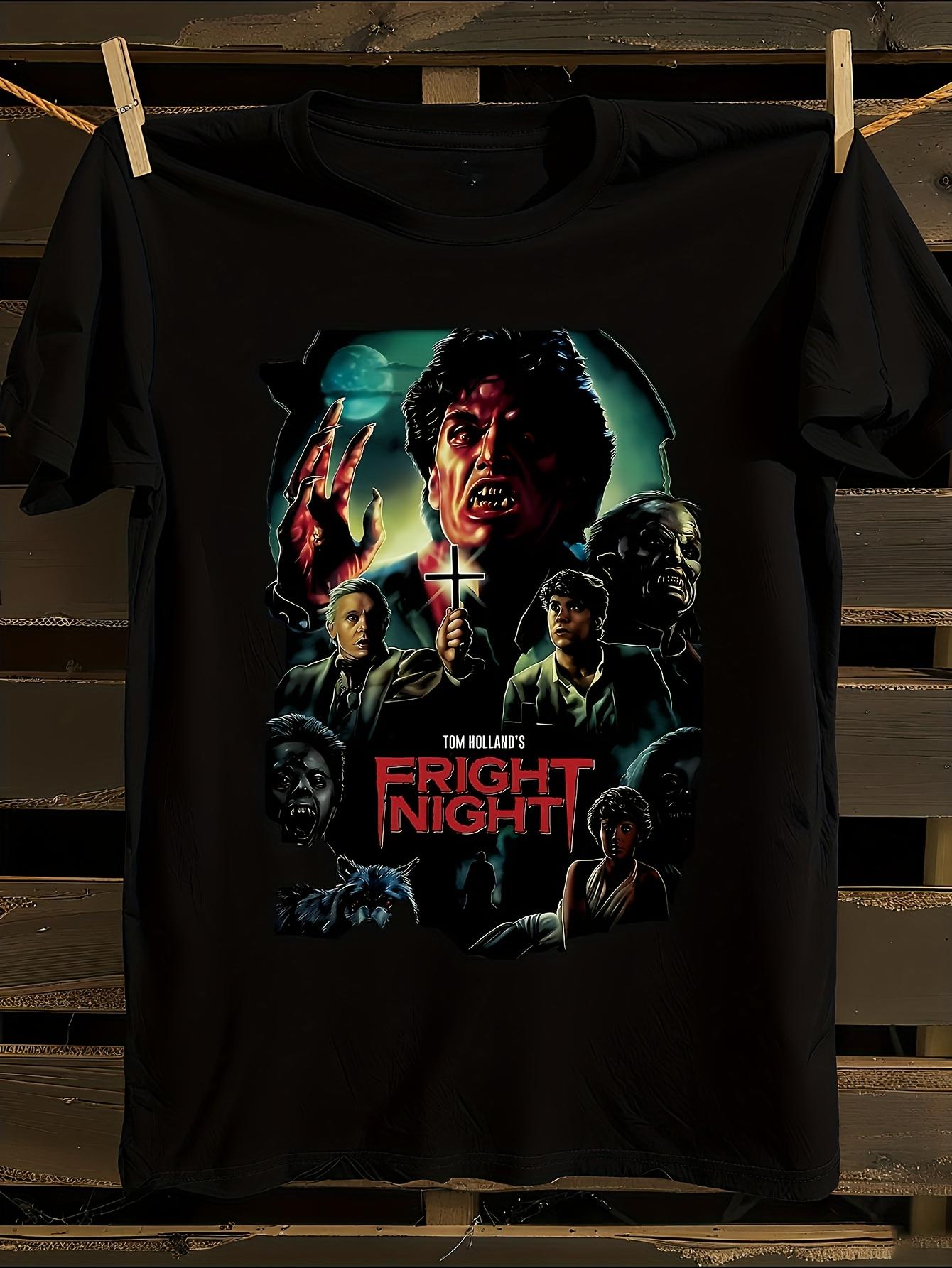 s Fright Night 80s Horror Movie Tshirt S