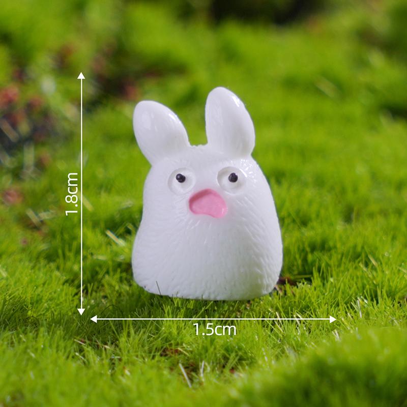 

1 шт., смоляная светящаяся подвеска в виде животного для сережек, брелоков, поделок своими руками, светящаяся в темноте толстая кукла-кролик, милое изготовление ювелирных изделий A1