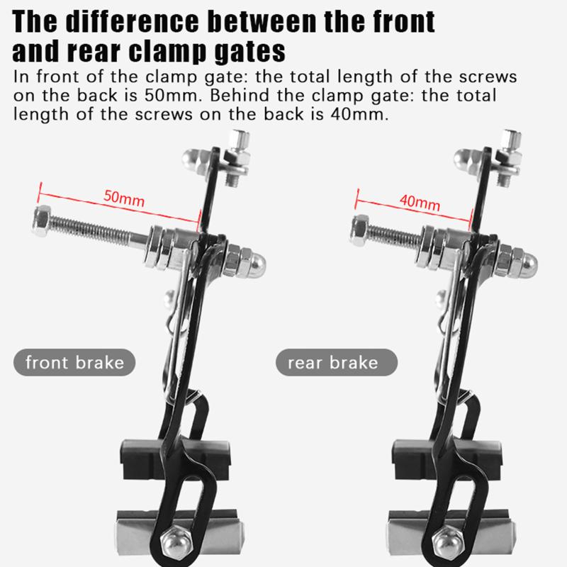 Road Caliper Brake 1PC C Shape Front Bicycle Brake Lightweight and Durable for Road Bike Replacement Maintenance