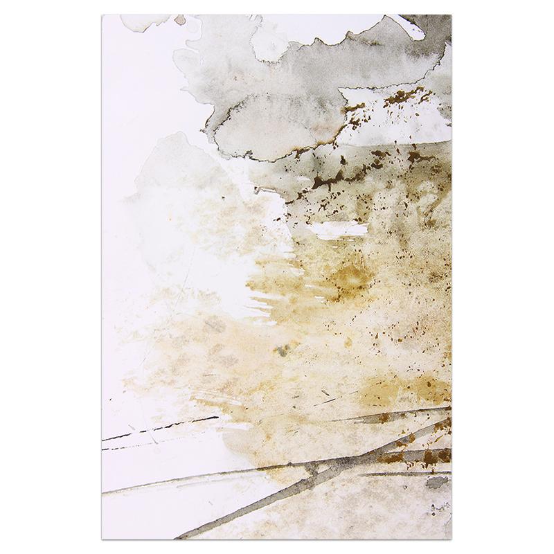 

Акварельный реализм, абстрактное настенное искусство, холст, золотой цвет, постеры, минималистичная живопись, модульные картины для гостиной, домашний декор 21x30cm No Frame