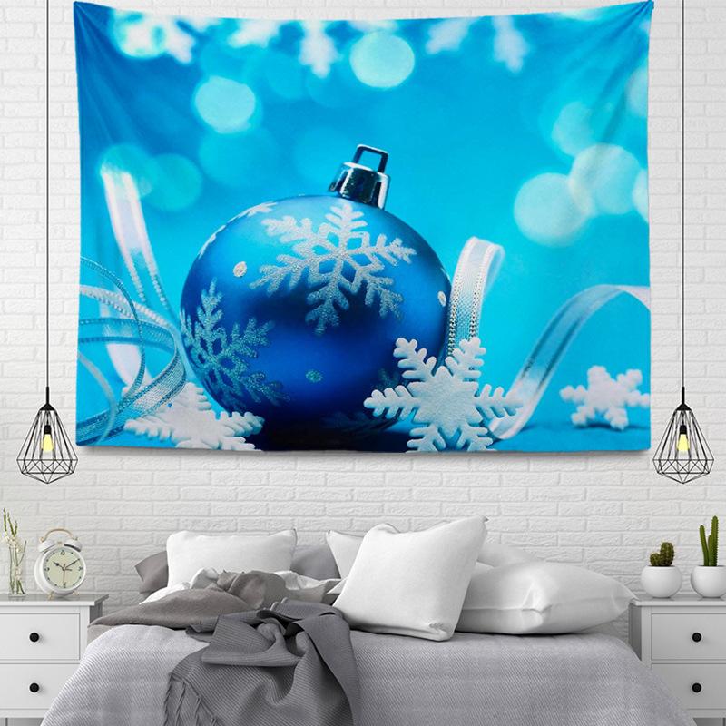 Seria wiszących gobelinów z tkaniny w stylu bożonarodzeniowym