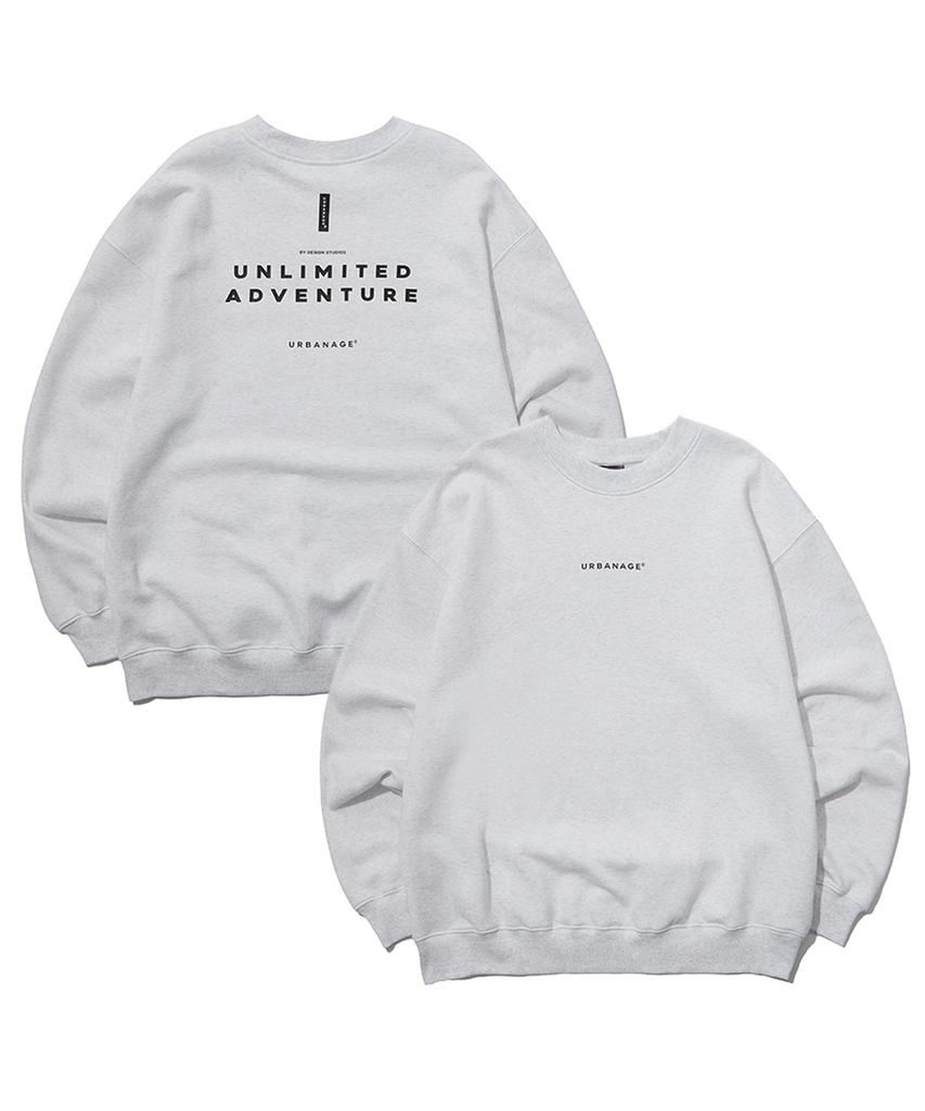 URBANAGE [Set] Unlimited Oversized Sweatshirt + Daily Standard Wide Pants