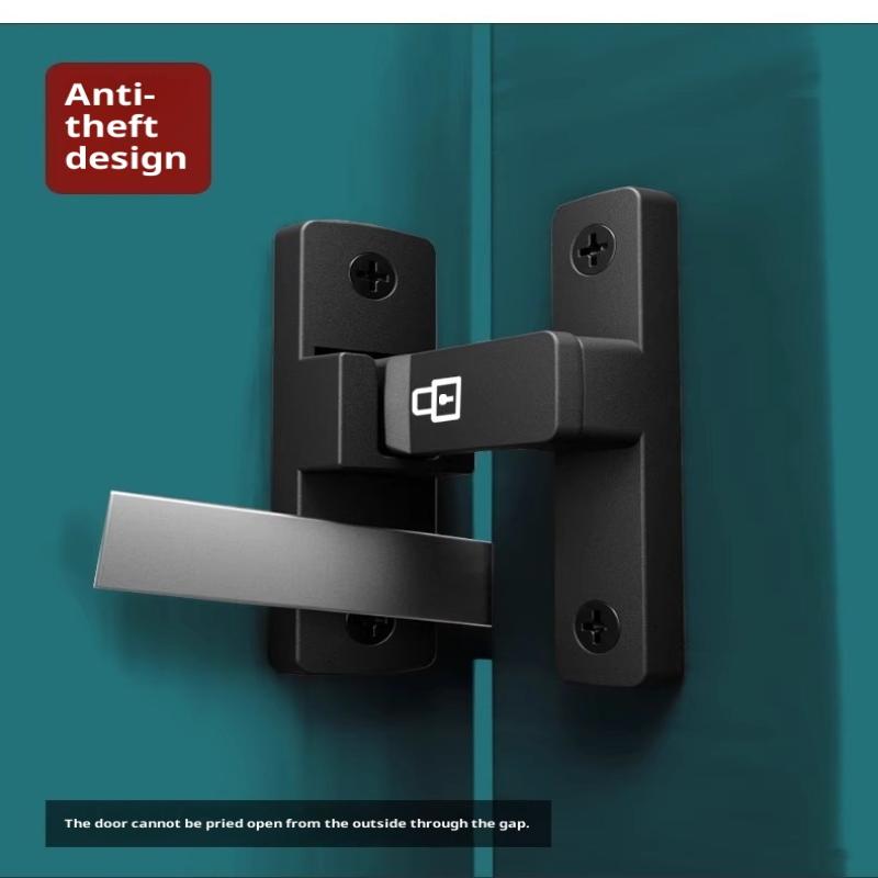 Latch Deadbolt Indoor Non-Punch Door Lock Bathroom Sliding Door Buckle Sliding Door Snap Old-Fashioned Surface-Mounted Room Door