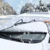 Cute Husky Car Windshield Snow Cover - Anti-Freeze, Anti-Snow, and Sun Protection