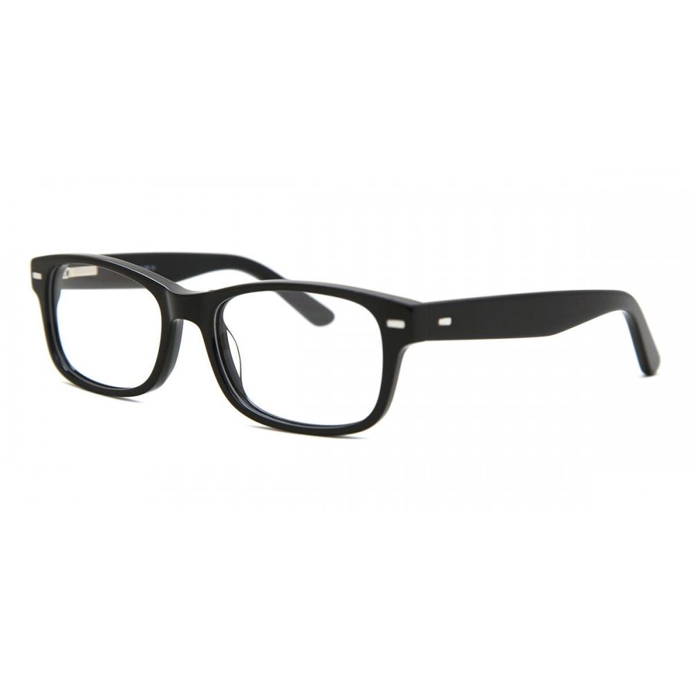 Full Rim Square Shiny Black Smartbuy Collection Rumbo Am87h Fashion Unisex Eyeglasses