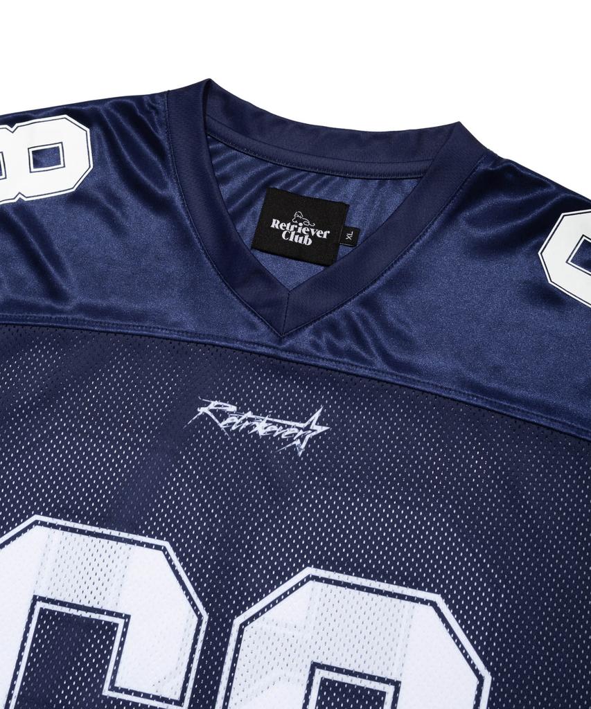 RETRIEVER CLUB 68 Langes Fußballtrikot [Marineblau]