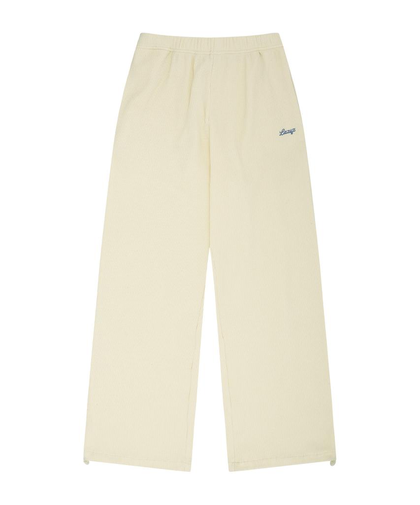 Leijiji Baked Waffle Lounge String Pants (5 Colors)