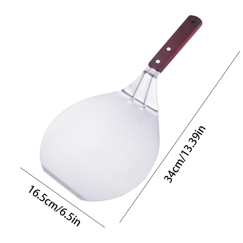 Pizza Spatula Pizza Scraper Shovel Paddle Stainless Steel Pizza Turning Peel Oven Accessories Pizza Spatula Tools For Cake Dough