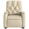 Electric Recliner Chair with Rising Function Cream Fabric